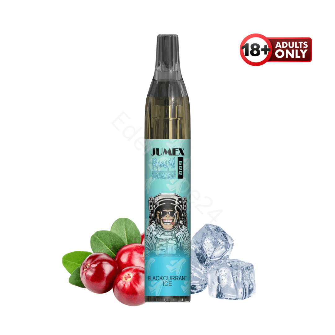 RandM Tornado 600 Fumot Vapes - Blackcurrant Ice - EdenVape24